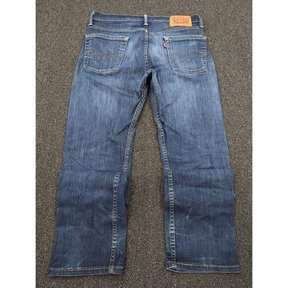 Levi’s 513 Jeans Men’s Slim Fit Straight Leg Blue Medium Wash Denim Size 30 x 32 - Picture 6 of 12